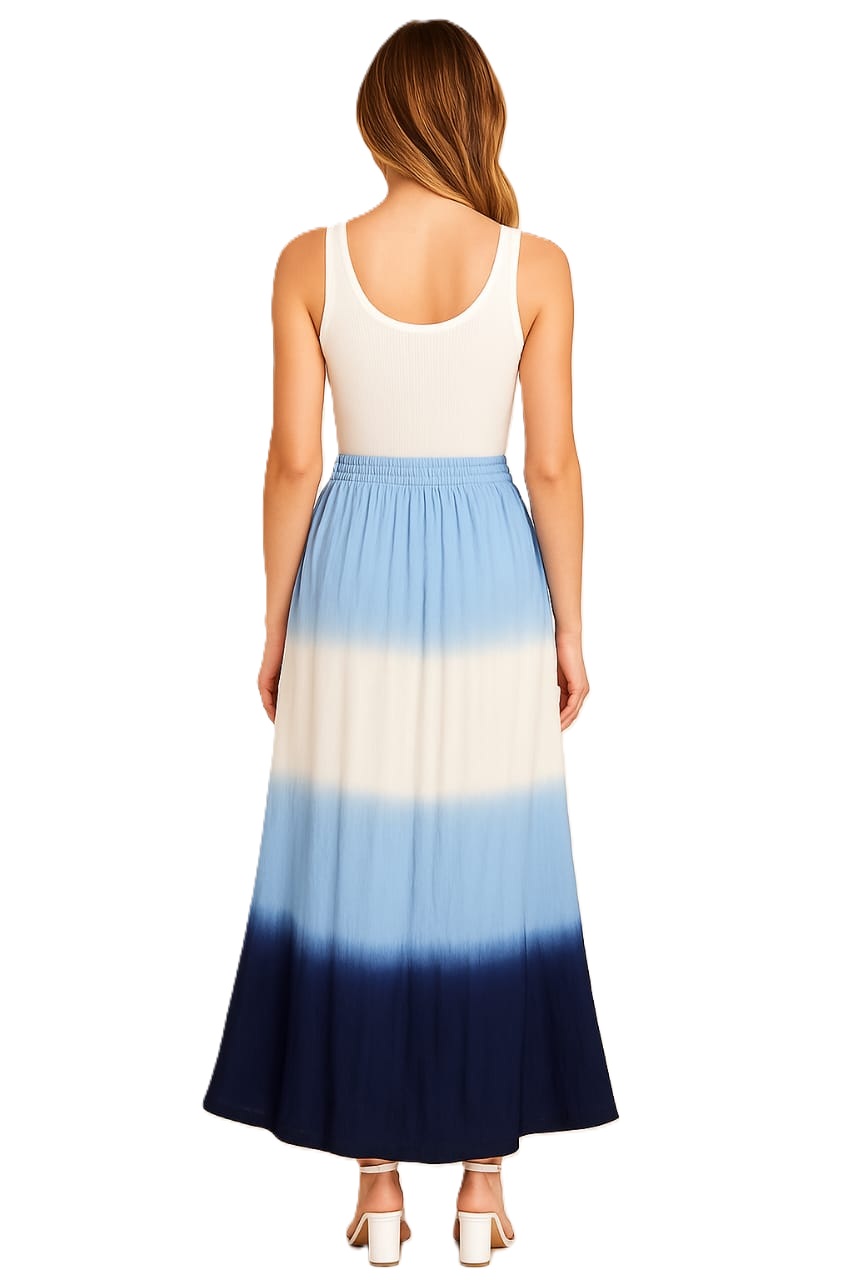 Rayon Long Skirt Multicolor 2