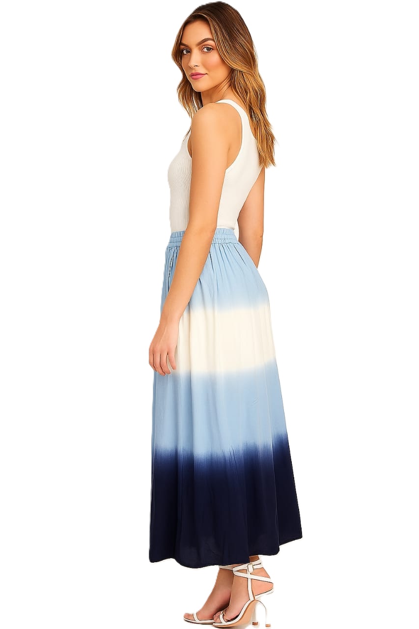 Rayon Long Skirt Multicolor 3