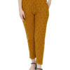 Mustard circle design wool pant 1