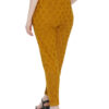Mustard circle design wool pant 4